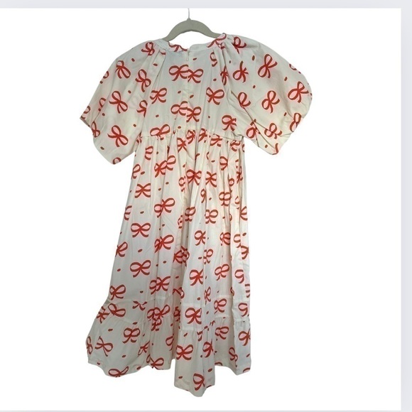 NWT Maisonette Red Bow Dress - Picture 6 of 7